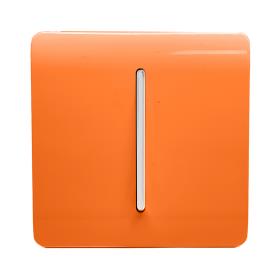 ART-FIOR  10A Triple Pole Bathroom Fan Isolator Switch Gloss Orange